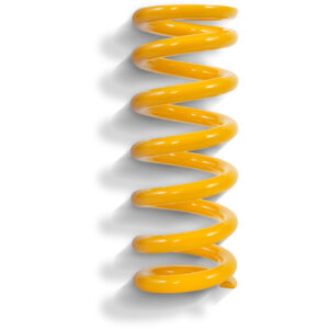 MOLLA Ø 51 - L. 203 mm - N/mm 160 - Lbs. 0 - Yellow